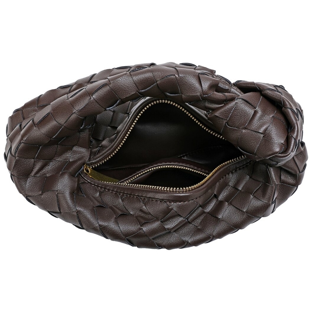 Woven Leather Pouch Bag - Picture 3 of 3